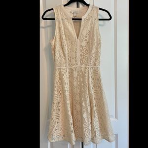 Cream Lace Dress